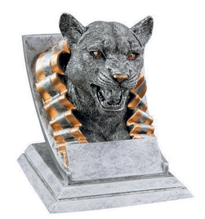 Resin Cougar Mascot Trophies